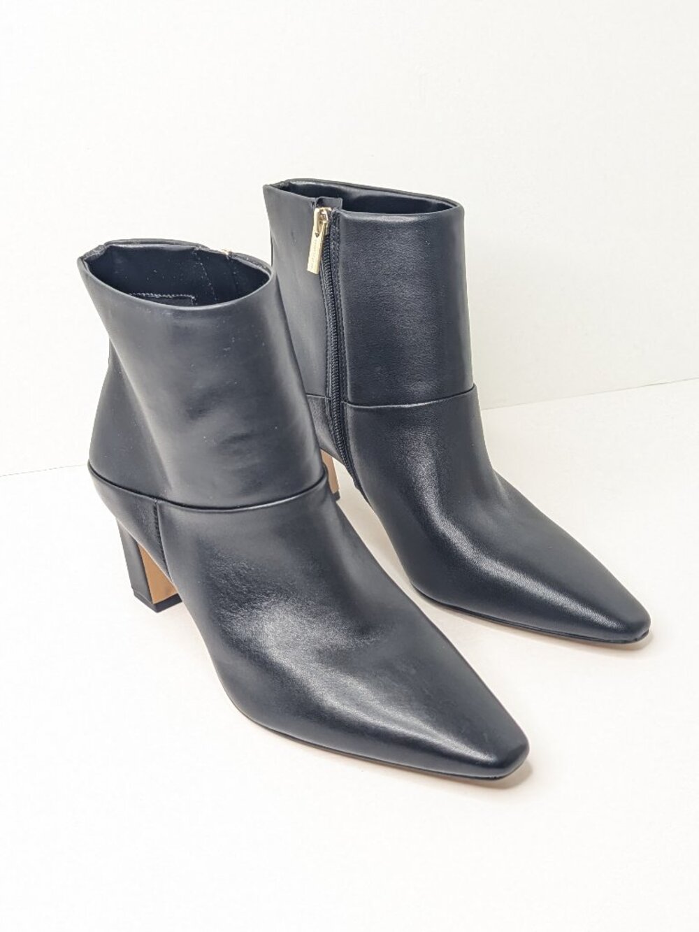Vince Camuto Sedyn Ankle Booties Black Leather Womens 8.5
